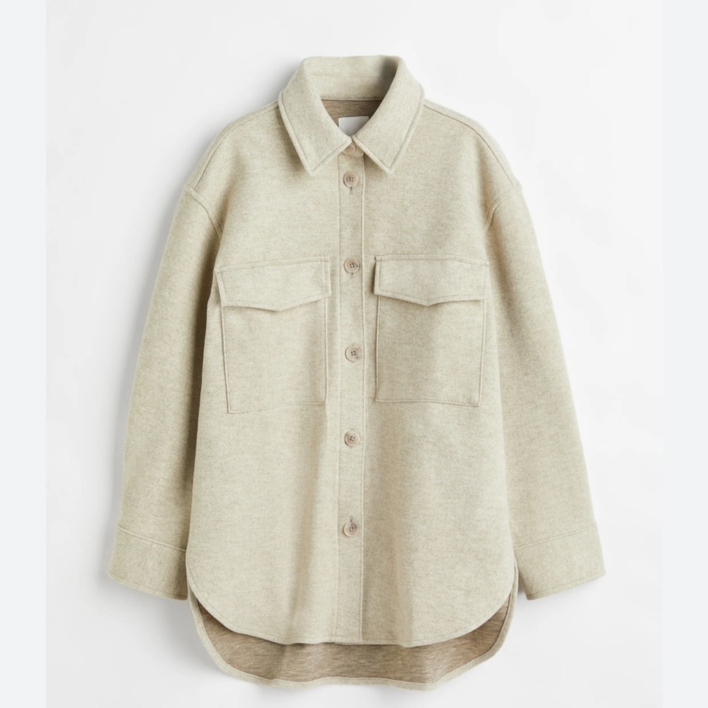H&M oversized shacket